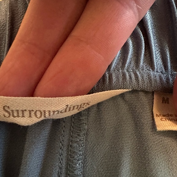 Soft Surroundings 100% Viscose Satin silky pajama Set Size M - Picture 13 of 13